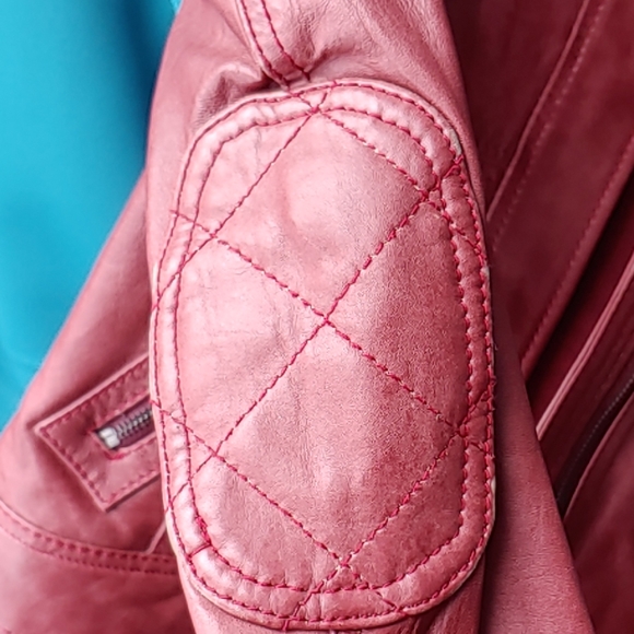 Esprit Lambskin Biker Jacket - Picture 7 of 8